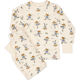 Pyjamas tvådelad Pippi Långstrump soft beige