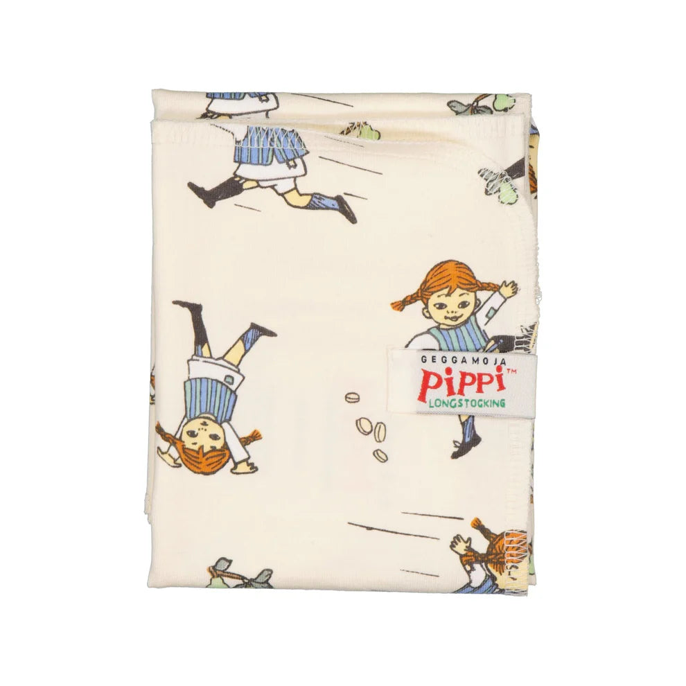Snuttefilt Pippi Långstrump soft beige