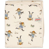 Babyfilt Pippi Långstrump soft beige