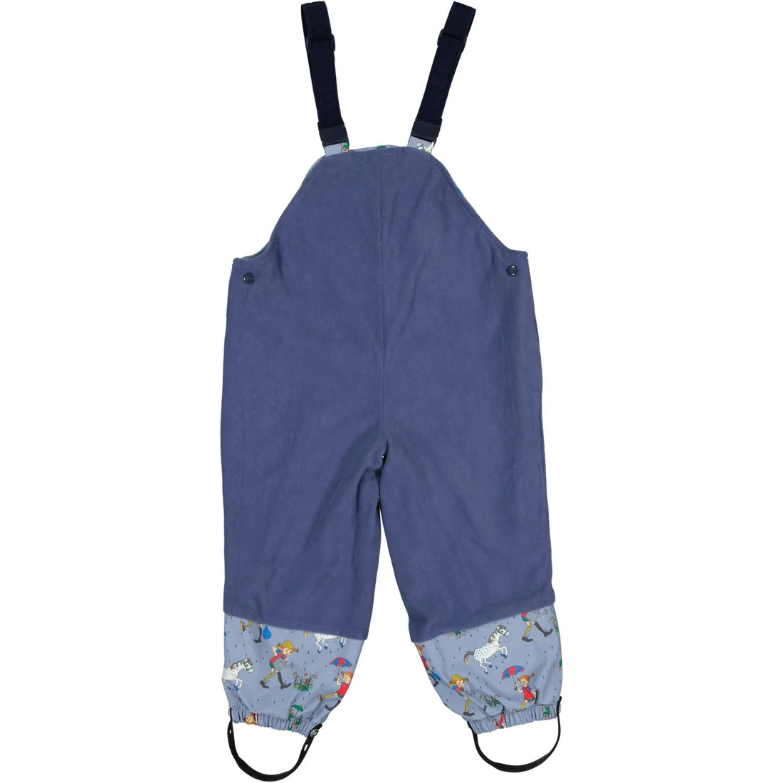 Regnsset, fleecefodrat  |  Pippi Långstrump | Denimblå