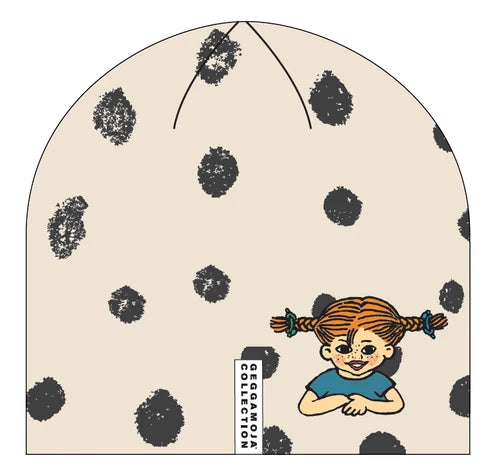 Mössa Fleecefodrad | Pippi Långstrump, Dots