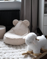 Bear Beanbag, White