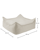 Terra Outdoor Square Ottoman