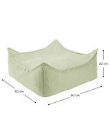 Herba Outdoor Beanbag Chair & Ottoman Set
