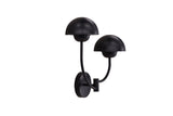 Lyckorna Vägglampa 35 cm, Svart
