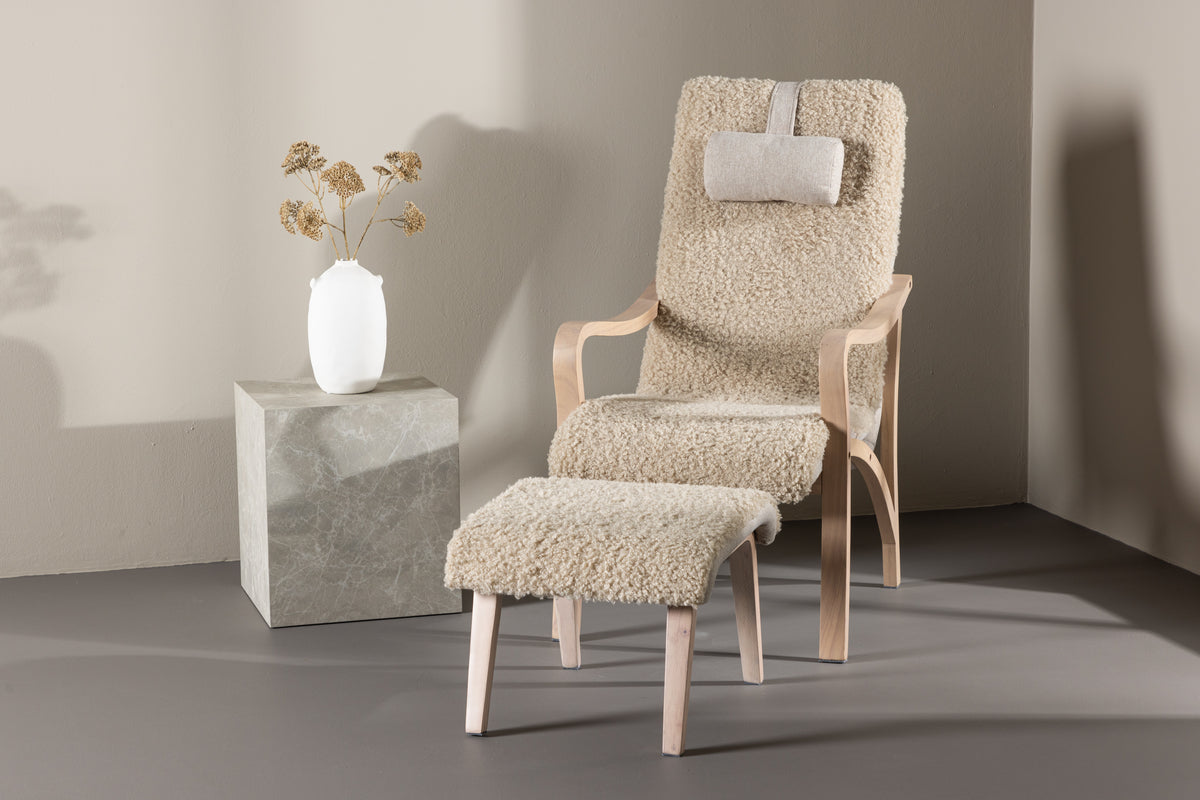 Fårö Loungefåtölj, Beige
