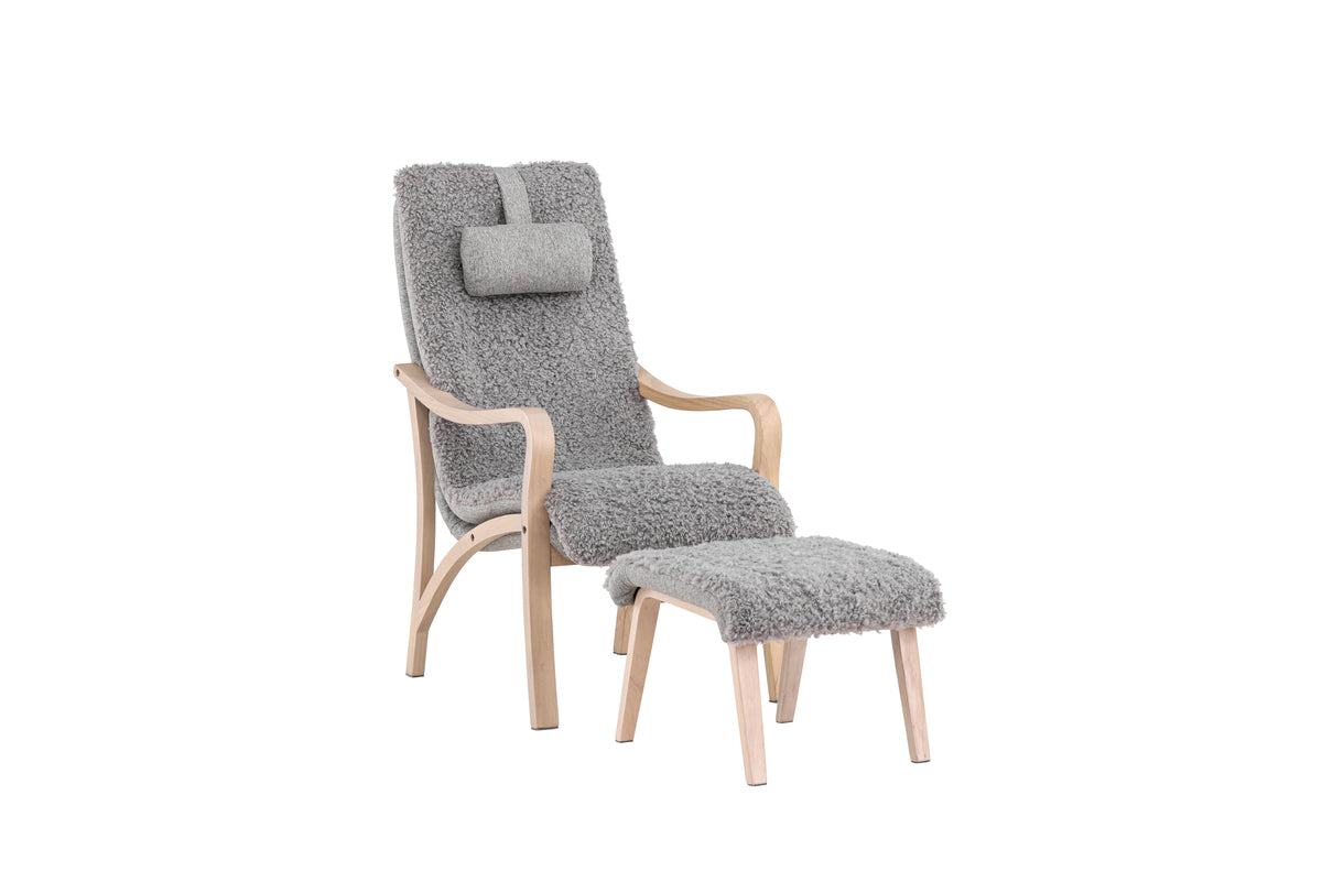 Fårö Loungefåtöljer Ljusgrå
