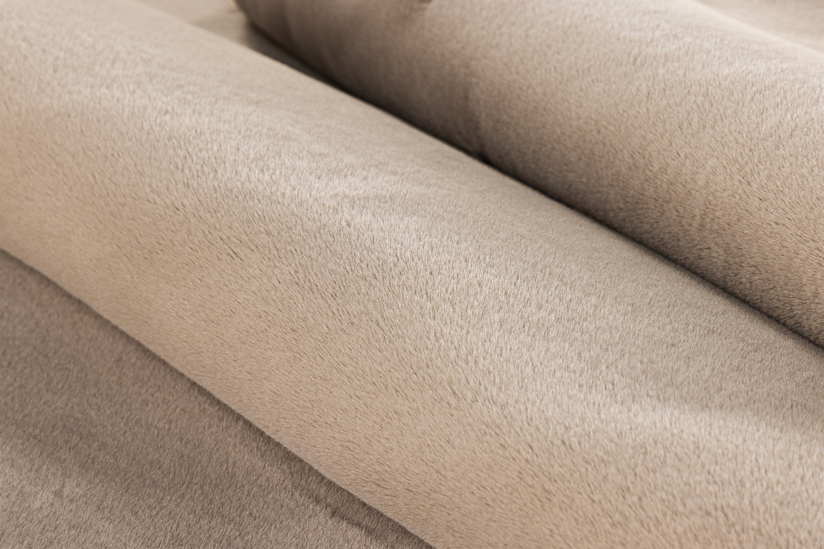 Leni Rektangulär matta, Beige
