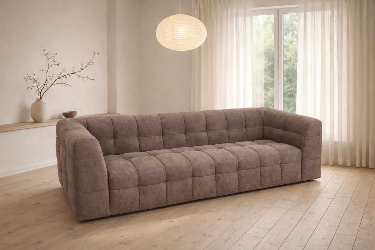 Malou 3-sits soffor Brun