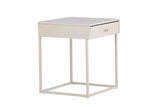 BAKAL Sängbord, 43x41 Beige