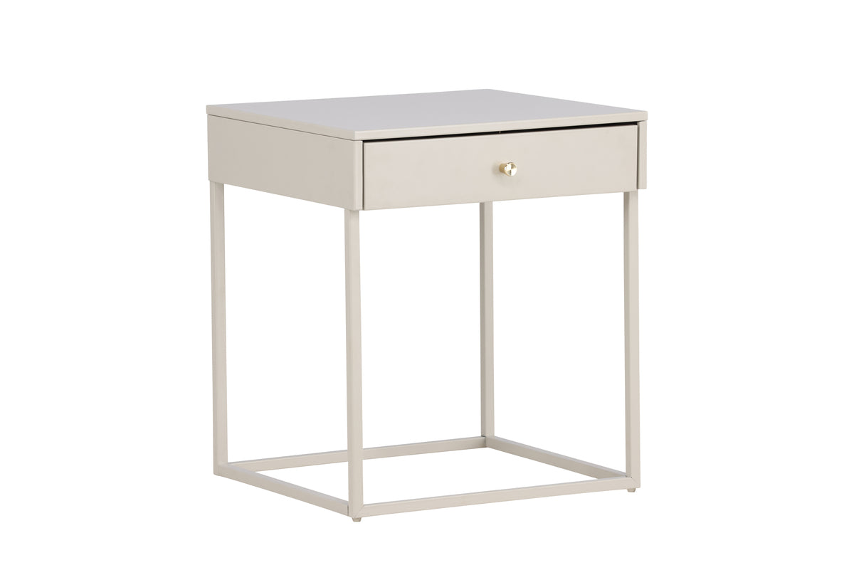 BAKAL Sängbord, 43x41 Beige