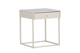 BAKAL Sängbord, 43x41 Beige