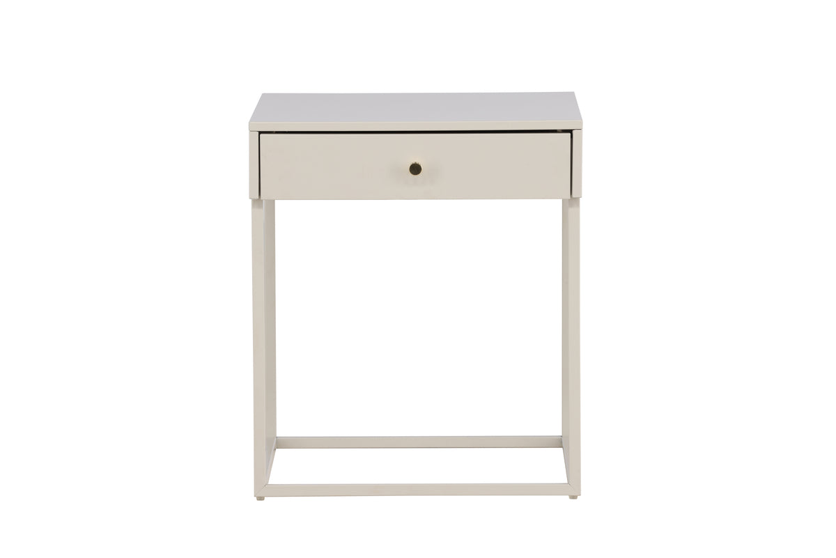 BAKAL Sängbord, 43x41 Beige