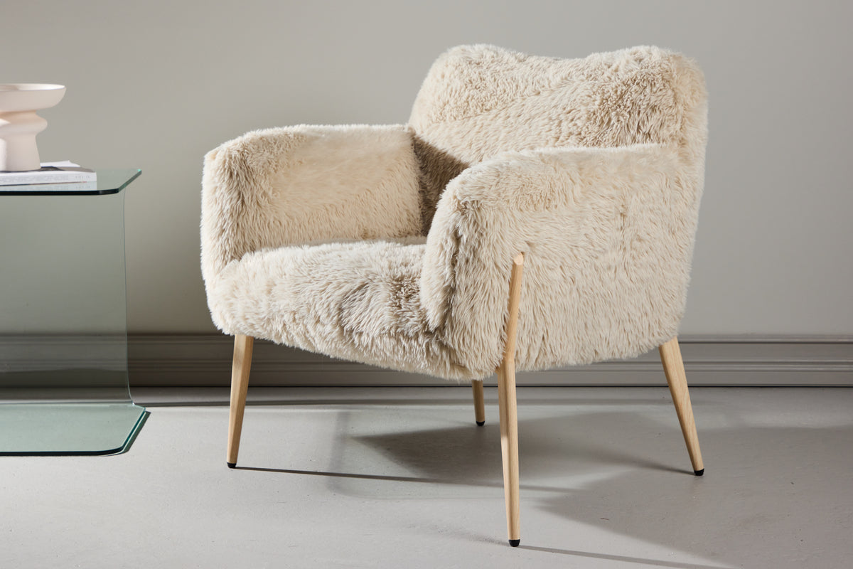 ZENZI Fåtölj, beige