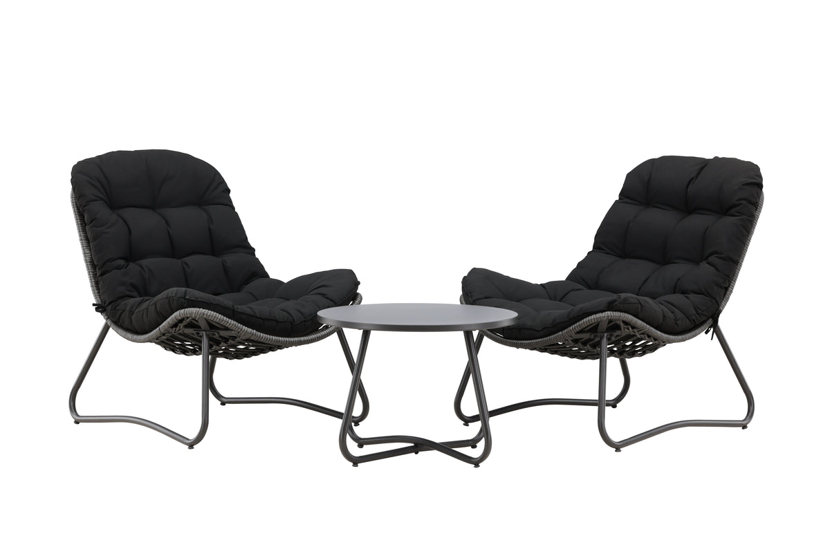 Cala Lounge Set Antracit