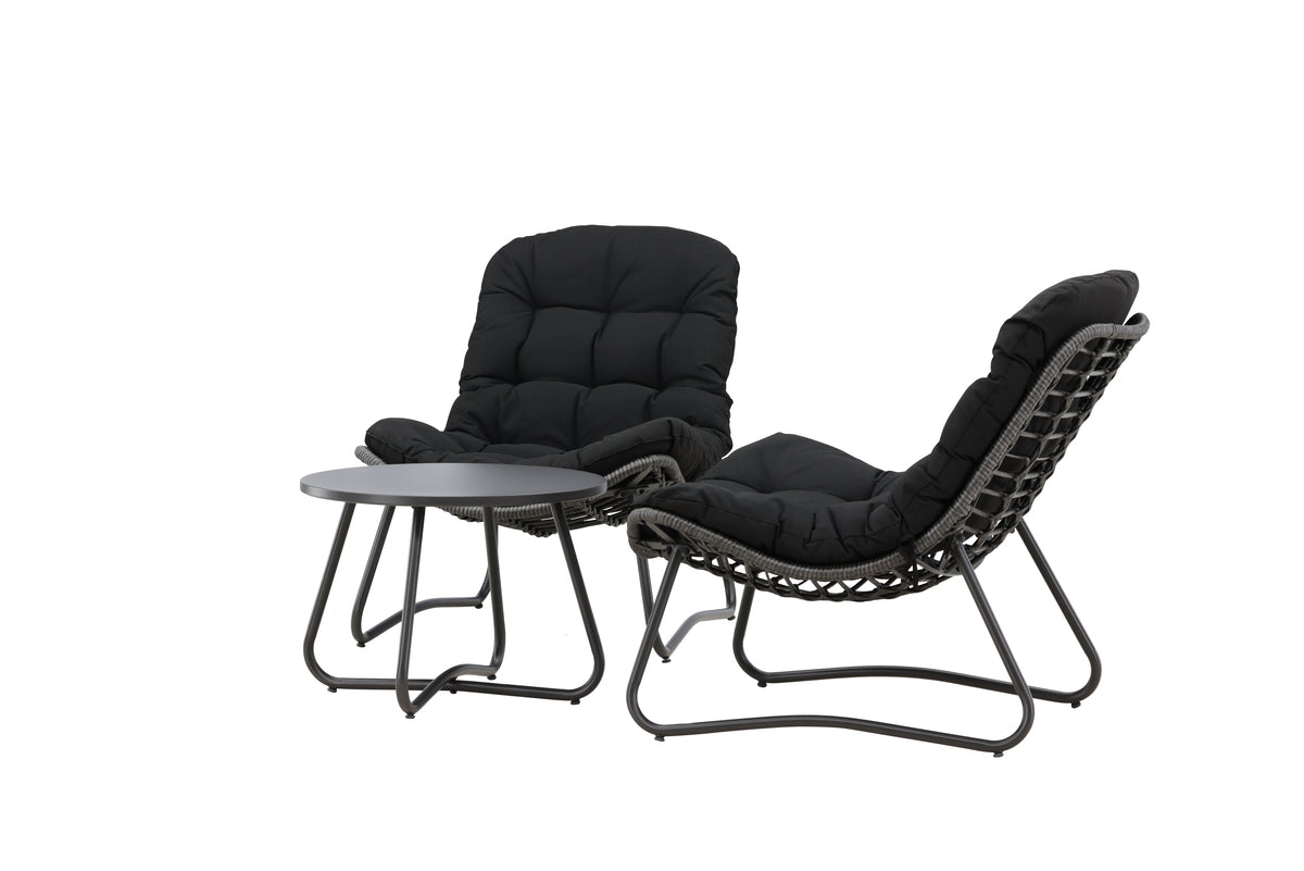 Cala Lounge Set Antracit