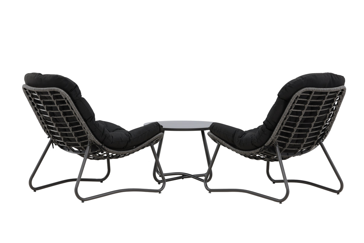 Cala Lounge Set Antracit