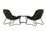 Cala Lounge Set Antracit