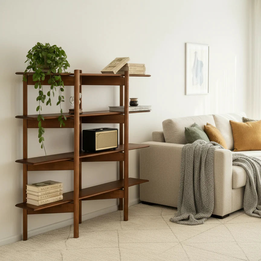 Mid-Century modern shelf | Narrow