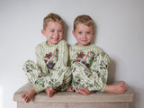 Tvådelad pyjamas | Pettson & Findus, Grön
