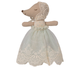 Baby mouse in gown - Mint