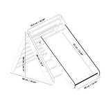 Climbing Triangle with a slide, Black
