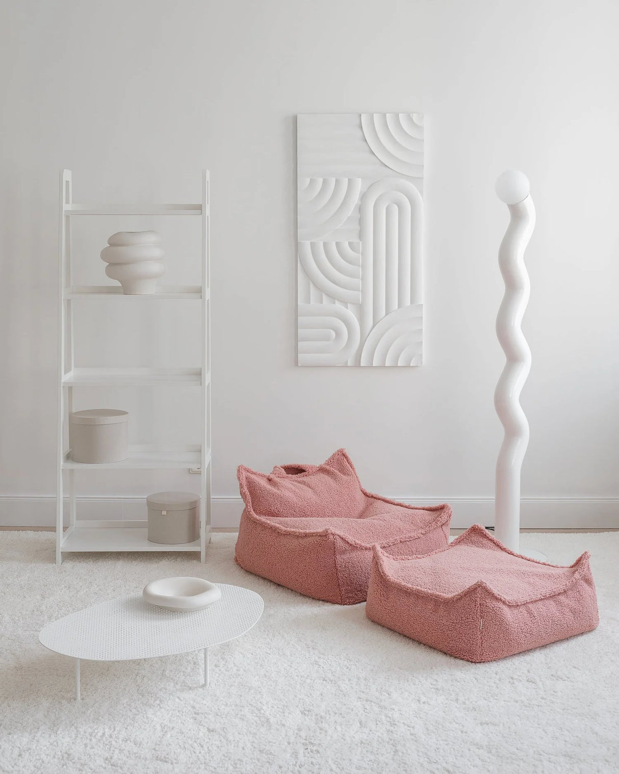 Square Ottoman, Guava