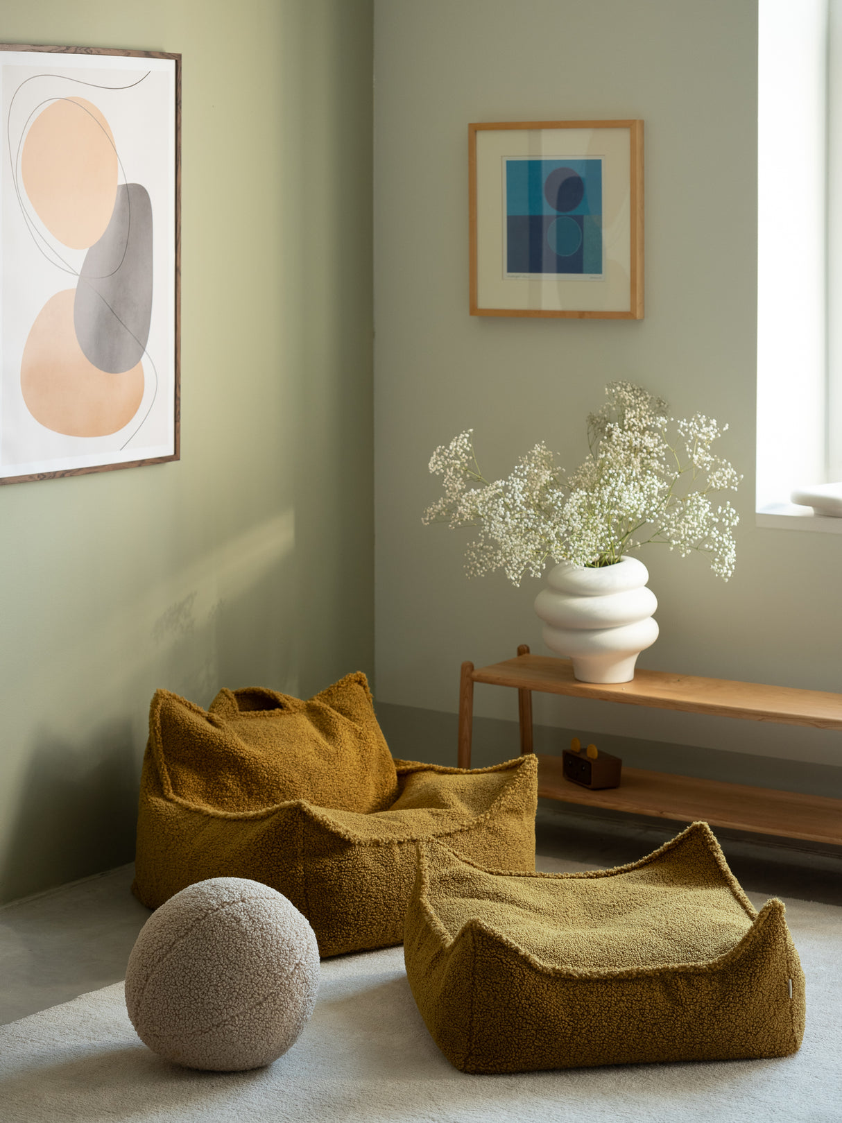 Beanbag Chair, Maple