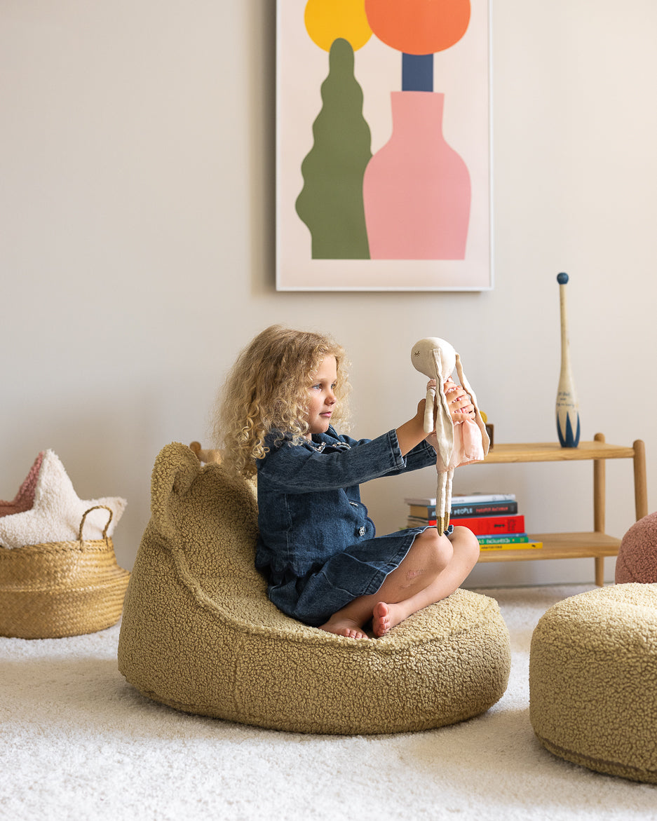 Bear Beanbag, Matcha Green