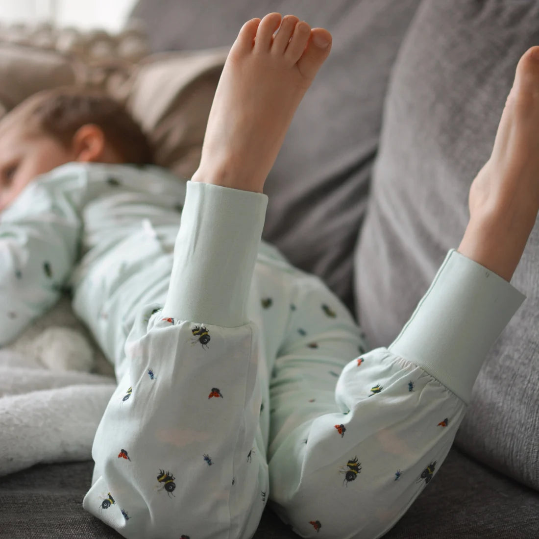 Tvådelad pyjamas | Humlan Djojj, Mint