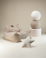 Pouffe, Cream White