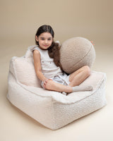 Beanbag Chair, Cream White