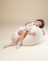 Bear Beanbag, White
