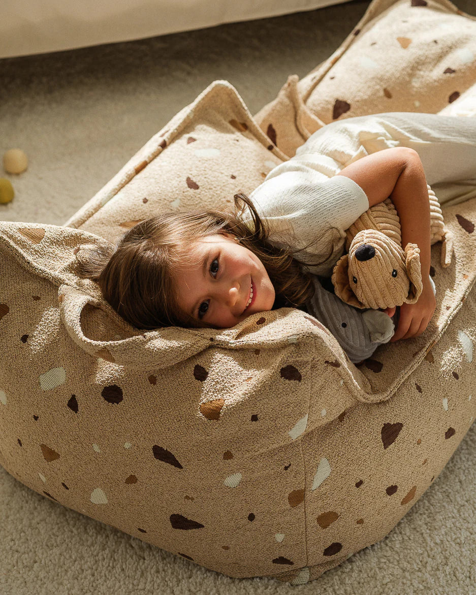 Beanbag Chair, Terrazzo Sand