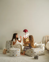 Beanbag Chair, Terrazzo Marble