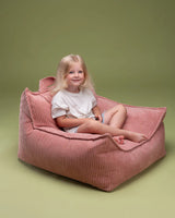 Beanbag Chair, Pink Mousse