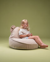 Bear Beanbag, Dusty Beige
