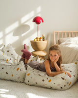 Beanbag Chair, Terrazzo Marble
