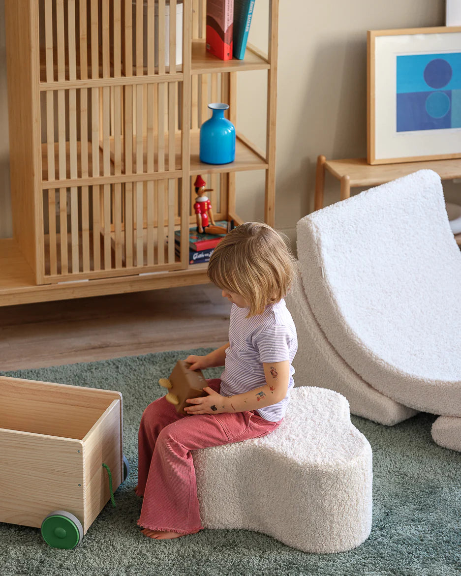 Cloud Pouffe, Cream White