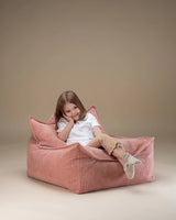Beanbag Chair, Pink Mousse