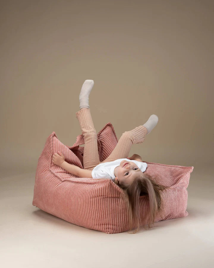 Beanbag Chair, Pink Mousse