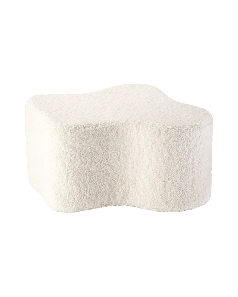 Cloud Pouffe, Cream White