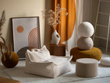 Beanbag Chair, Cream White