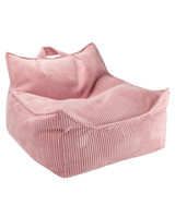 Beanbag Chair, Pink Mousse