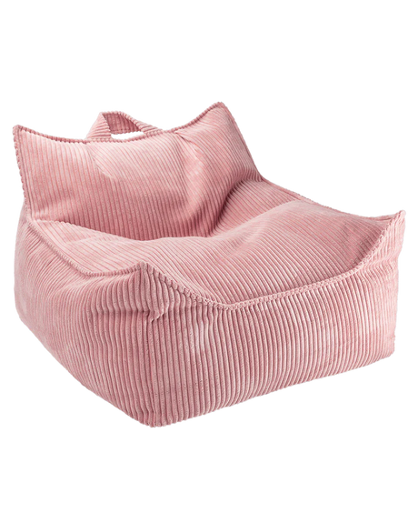 Beanbag Chair, Pink Mousse