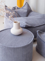 Pouffe, Blueberry Blue