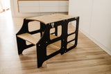 Foldable kitchen tower, Black
