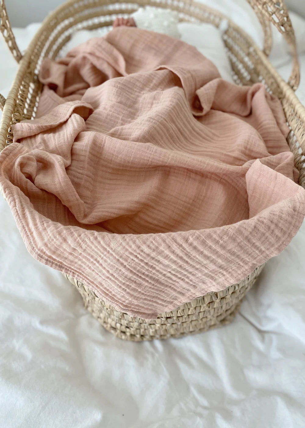 Muslinfilt Peach