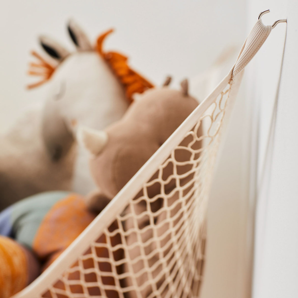 Hängmatta för gosedjur & leksaker, Beige