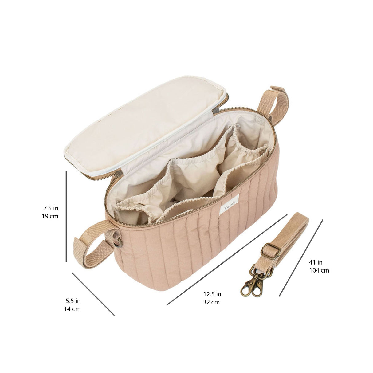 Förvaringsväska för barnvagn, Clay - 3 Sprouts